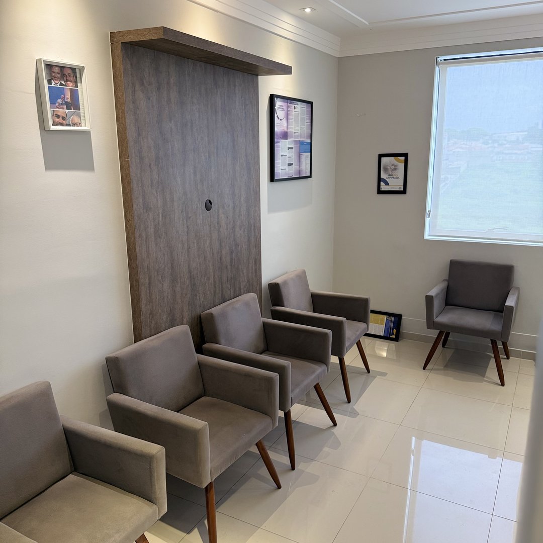 Sala de espera confortável